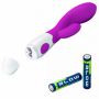 Wibrator punktu G Pretty Love Brighty silikonowy burgundowy 20 cm 30 trybów - 12